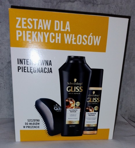 Zdjęcie oferty: Zestaw Schwarzkopf gliss szampon odżywka szczotka