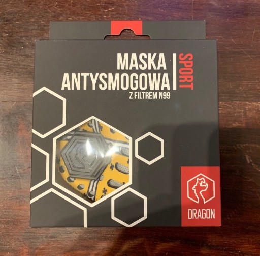 Zdjęcie oferty: Maska antysmogowa DRAGON SPORT II bee, rozmiar S