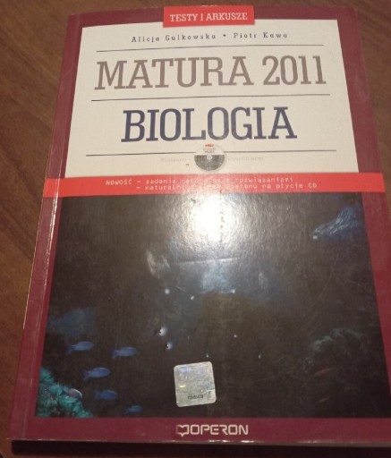 Zdjęcie oferty: Matura 2011 Biologia + CD