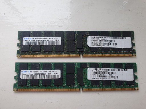 Zdjęcie oferty: Pamięć ram serwerowa Samsung DDR2 2x4GB 667MHz 