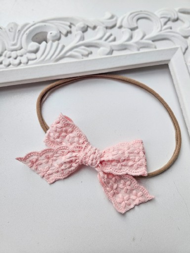 Zdjęcie oferty: Nowa opaska bezuciskowa kokarda sesja boho noworodek