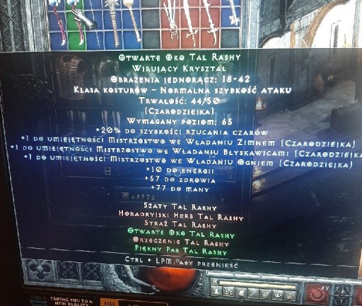 Zdjęcie oferty: Otwarte oko Tal Rashy Diablo resurrected PC