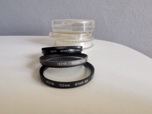 Zdjęcie oferty: Zestaw Filtry do obiektywu Hoya 3 szt 52 mm foto