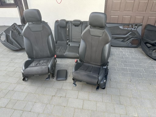 Zdjęcie oferty: Fotele Audi A5 F5 A4 B9 Sedan 8W alcantara s-line