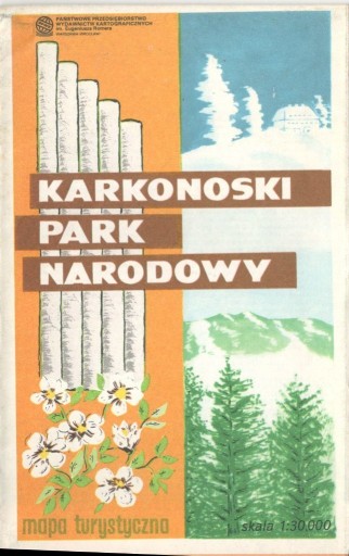 Zdjęcie oferty: Karkonoski Park Narodowy - mapa turystyczna