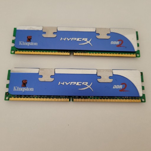 Zdjęcie oferty: RAM 2GB (2 x 1GB) KINGSTON HyperX PC2-6400 CL5 