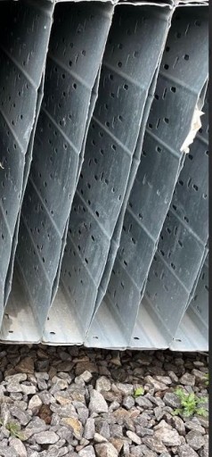 Zdjęcie oferty: Profil C 600 x 80 mm długość 3 mb gr 1mm perforowany