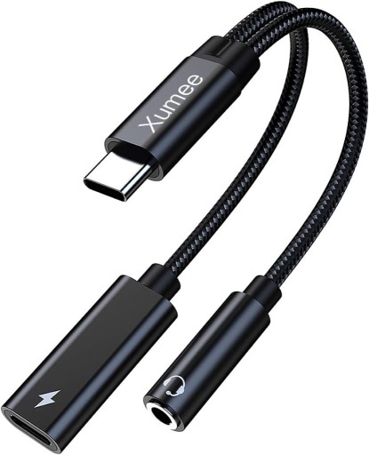 Zdjęcie oferty: Adapter słuchawek i ładowarki z USB - C na 3,5 mm