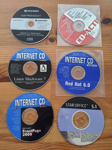 Zdjęcie oferty: Stare programy komputerowe z lat 1997 - 2000 , zestaw 6 szt .