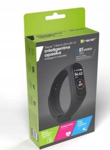 Zdjęcie oferty: Opaska smartband Tracer T-Band Libra S5 v2 nowa