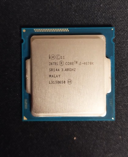 Zdjęcie oferty: Procesor i5-4670K, 4x 3,40GHz, LGA 1150