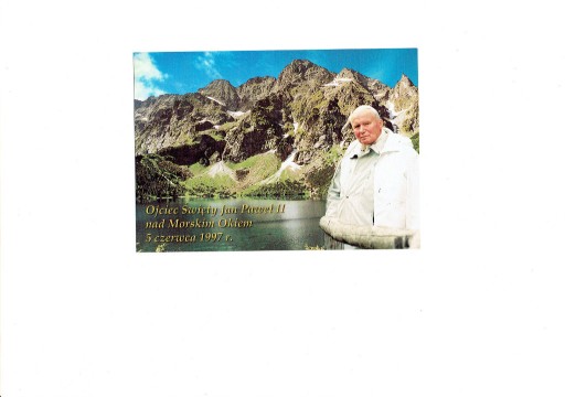 Zdjęcie oferty: Morskie Oko Jan Paweł II z pieczątkami