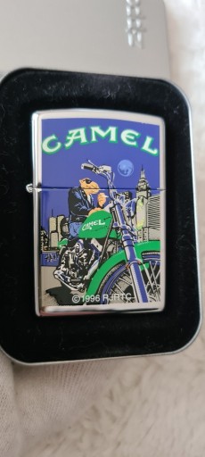 Zdjęcie oferty: Zapalniczka Zippo Camel Joe Motorcycle 1998r XIV