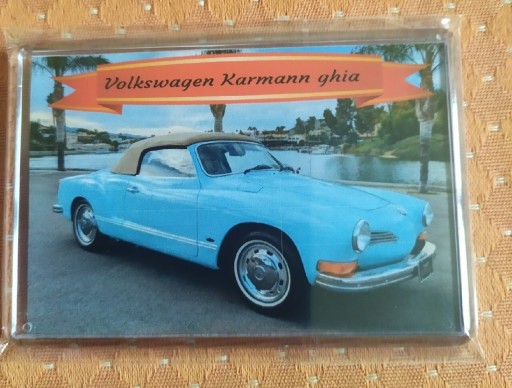Zdjęcie oferty: Magnesy na lodówkę - Volkswagen karmann Ghia 