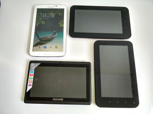 Zdjęcie oferty: 4 tablety 7" Samsung SM-T210 Goclever 7500 R75 70L