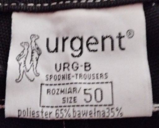 Zdjęcie oferty: Spodnie Urgent 50