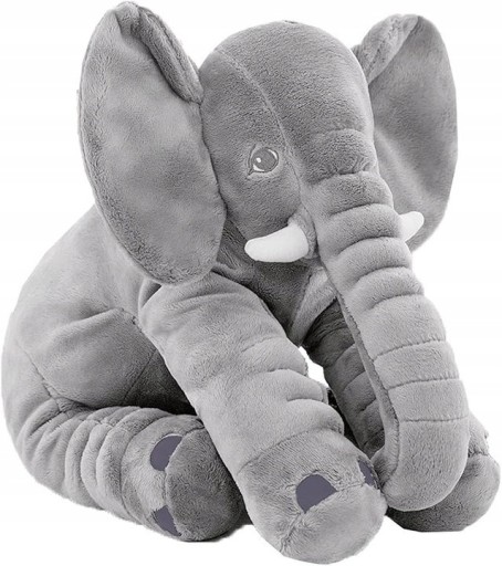 Zdjęcie oferty: Maskotka Słoń 25 cm Słodki Pluszak Odcień Grafitu
