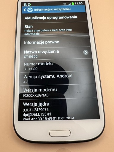 Zdjęcie oferty: Samsung Galaxy S3 GTI9300 biały używany, sprawny