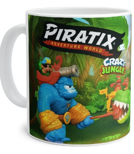Zdjęcie oferty: Kubek z motywem Piratix: CRAZY JUNGLE prezent dla małych piratów 