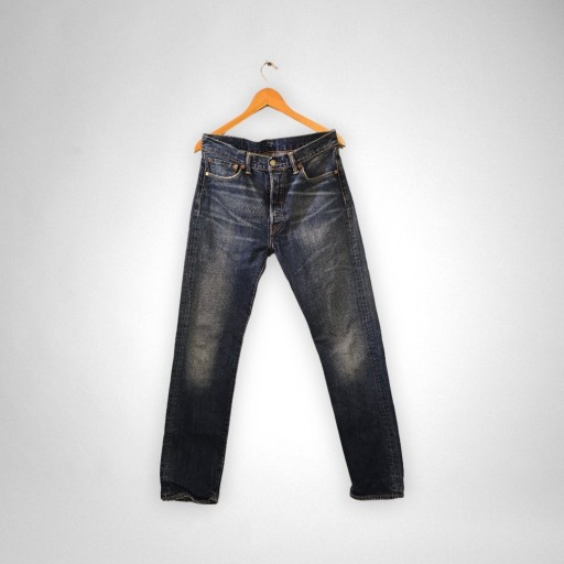 Zdjęcie oferty: Jeans proste straight Levi's 501 granatowe W33 L36