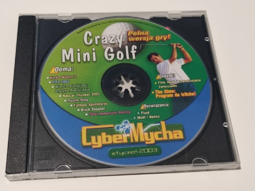 Zdjęcie oferty: Gra Cybermycha Styczeń 2003 Crazy Mini Golf PC PL