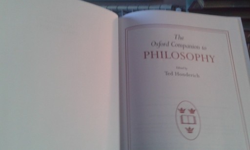 Zdjęcie oferty: The Oxford Companion to Philosophy