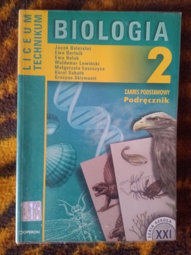 Zdjęcie oferty: Biologia 2 Operon Technikum Liceum