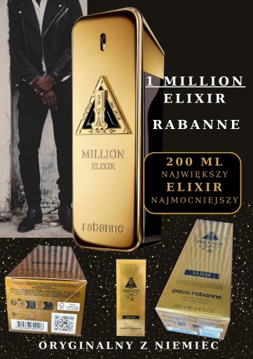 Zdjęcie oferty: Paco Rabanne | DOUGLAS | męski | 1 Million Elixir | 200 ml | EDP 100% 