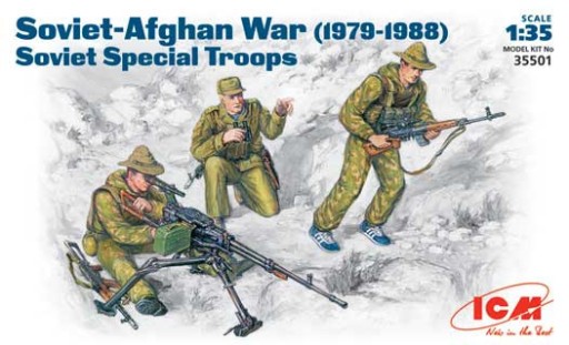 Zdjęcie oferty: 1:35 Soviet Special Troops S.-Afghan War ICM 35501