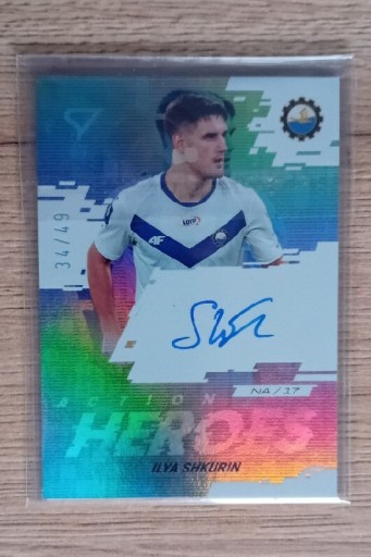 Zdjęcie oferty: SportZoo Ekstraklasa Ilia Shkhurin autograf /49 Stal Mielec