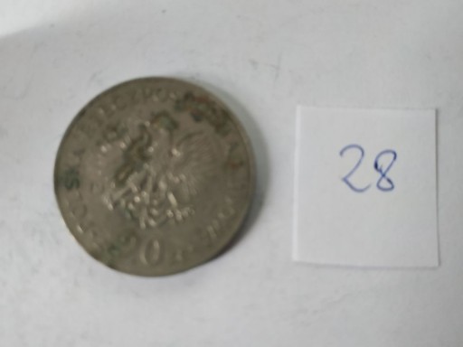 Zdjęcie oferty: Moneta PRL 20 złoty 1977 ZM