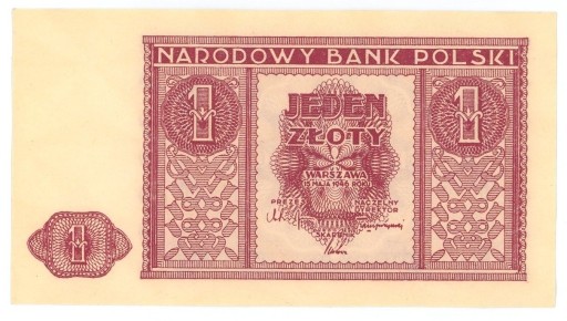 Zdjęcie oferty: 1 złoty 1946  - PRL 