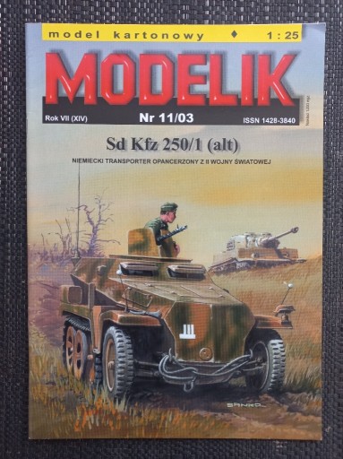Zdjęcie oferty: Modelik 11/03 BRDM Transporter opanc. Sd Kfz 250/1