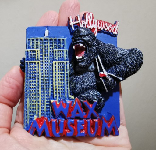 Zdjęcie oferty: Zagraniczny magnes 3D USA Wax Museum godzilla