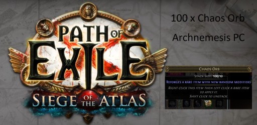 Zdjęcie oferty: Path of Exile Chaos Orb ARCHNEMESIS PC POE