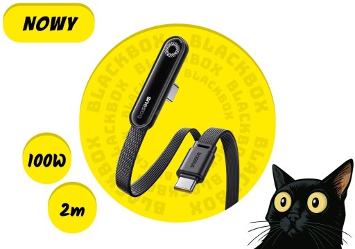 Zdjęcie oferty: [NOWY] Kabel Baseus MVP 3 Fast Charging Cable 100W USB-C / USB-C [2m]