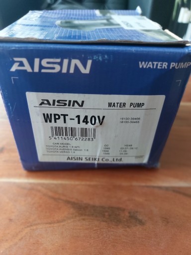 Zdjęcie oferty: Pompa wody Toyota  WPT-140V