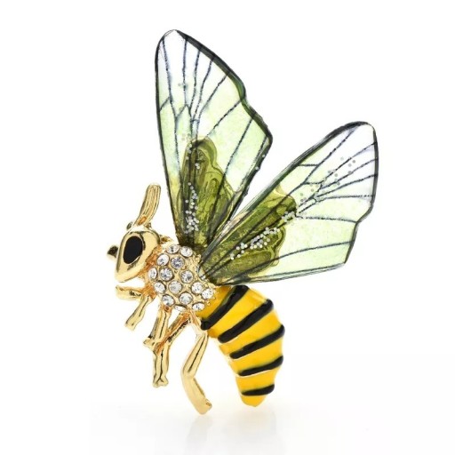 Zdjęcie oferty: piękna broszka Owad Pszczoła emalia żywica