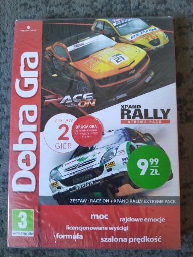 Zdjęcie oferty: Race on + Xpand Rally Extreme PC DVD folia