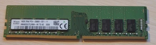 Zdjęcie oferty: Pamięć RAM 16GB DDR4 Hynix ECC UDIMM 2666MHz