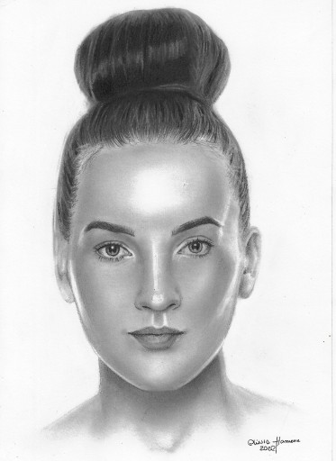 Zdjęcie oferty: Portret ze zdjęcia ołówkiem, rysunek ołówkiem