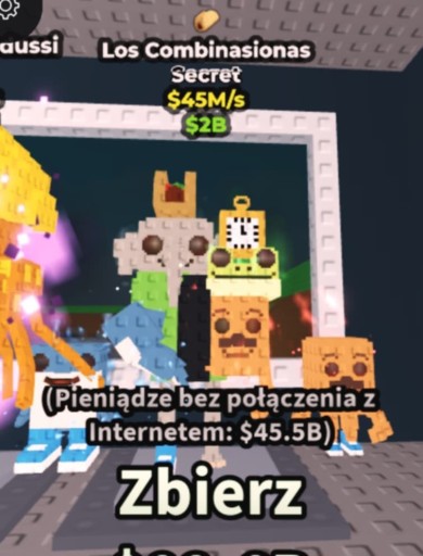 Zdjęcie oferty: Secret Los Combinasionas w Steal a Brainrot Brainrot gra Roblox