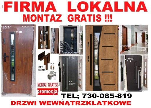 Zdjęcie oferty: Drzwi zewnętrzne, wejściowe metalowe i drewniane