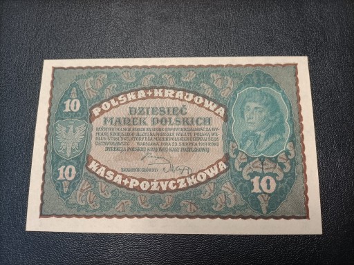 Zdjęcie oferty: 10 marek polskich 1919 ser U