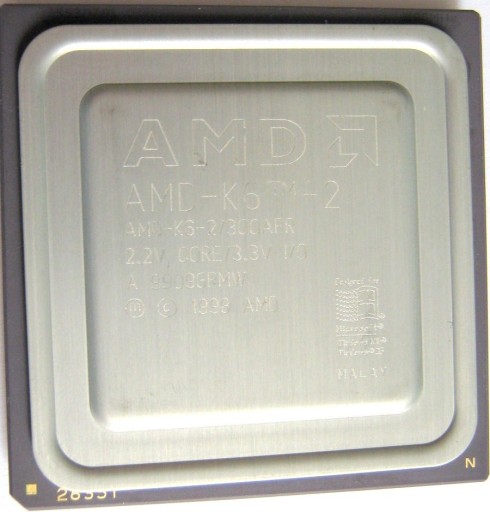 Zdjęcie oferty: AMD-K6-2/300AFR 2,2V 300MHZ Socket7