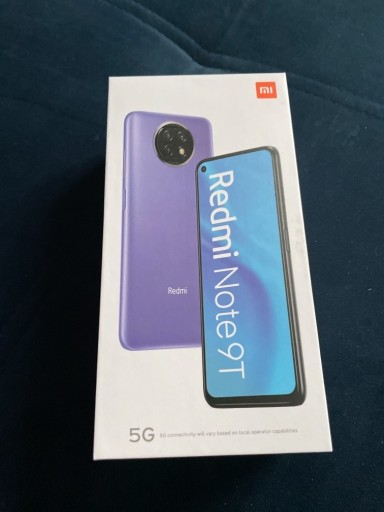 Zdjęcie oferty: Xiaomi Redmi Note 9T Nightfall Black 128 GB Nowy