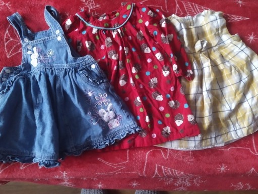 Zdjęcie oferty: 15 SZT ZESTAW ubrań dla dziewczynki 1-2 lata