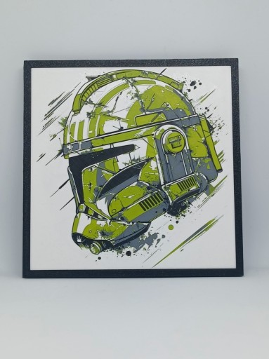 Zdjęcie oferty: Obrazek hełmu z Gwiezdnych Wojen wydruk 3D