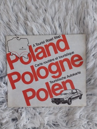 Zdjęcie oferty: Polska stara mapa turystyczna