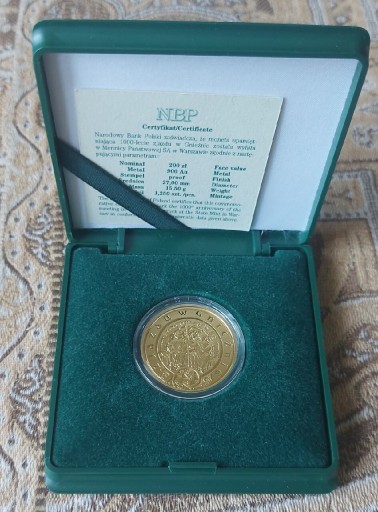 Zdjęcie oferty: Duże Gniezno--200 złotych au